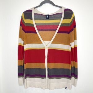 BBC exclusive Torrid Collection Striped Loose Knit Cardigan Sweater 2 Women’s 2X